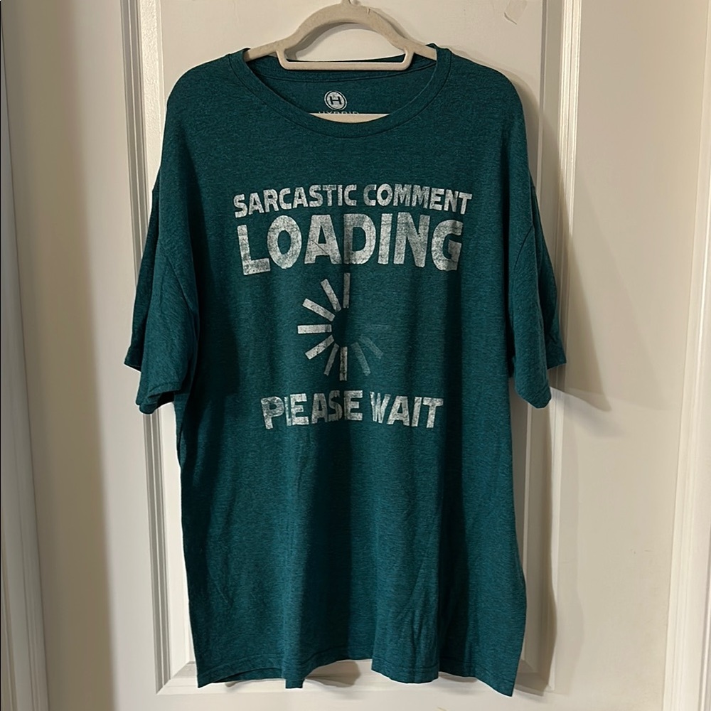 Hybrid & Company Teal Graphic Tee